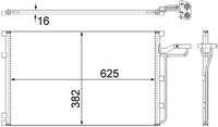 MAHLE AC551001S Kondensator, Klimaanlage