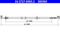ATE 24372705652 Seilzug, Feststellbremse