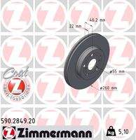 ZIMMERMANN 590284920 Bremsscheibe
