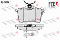 FTE BL2579A1 Bremsbelagsatz, Scheibenbremse