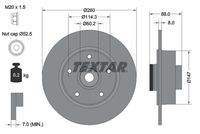 TEXTAR 92196003 Bremsscheibe