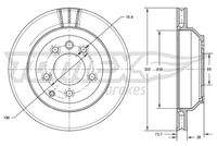 TOMEX Brakes TX7416 Bremsscheibe