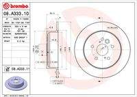 BREMBO 08A33311 Bremsscheibe