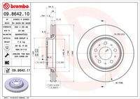 BREMBO 09864211 Bremsscheibe