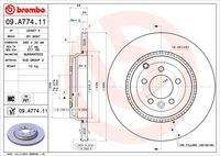 BREMBO 09A77411 Bremsscheibe