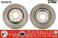 TRW DF4479 Bremsscheibe