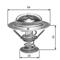 GATES TH27078G1 Thermostat, Kühlmittel