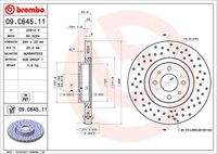 BREMBO 09C64511 Bremsscheibe