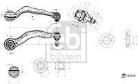 FEBI BILSTEIN 185574 Lenker, Radaufhängung
