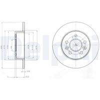 DELPHI BG3552 Bremsscheibe