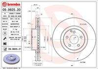 BREMBO 09982521 Bremsscheibe