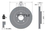 TEXTAR 92148500 Bremsscheibe