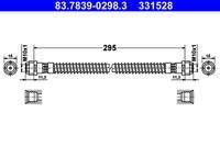 ATE 83783902983 Bremsschlauch