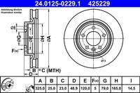 ATE 24012502291 Bremsscheibe