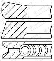 GOETZE ENGINE 0812740000 Kolbenringsatz