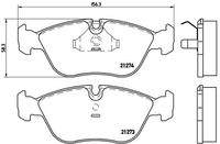 BREMBO P86013 Bremsbelagsatz, Scheibenbremse