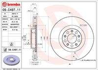 BREMBO 09C49711 Bremsscheibe