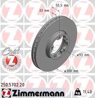 ZIMMERMANN 250570220 Bremsscheibe
