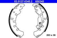 ATE 03013703452 Bremsbackensatz