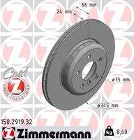 ZIMMERMANN 150291932 Bremsscheibe