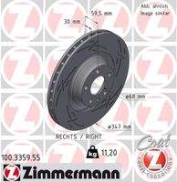 ZIMMERMANN 100335955 Bremsscheibe