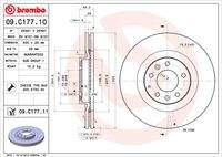 BREMBO 09C17711 Bremsscheibe