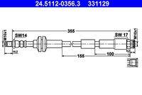 ATE 24511203563 Bremsschlauch