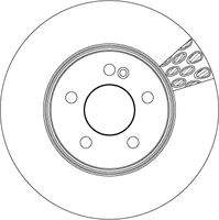 TRW DF6641S Bremsscheibe