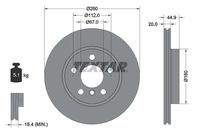 TEXTAR 92305303 Bremsscheibe