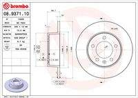 BREMBO 08937110 Bremsscheibe