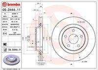 BREMBO 09D44411 Bremsscheibe