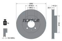 TEXTAR 92070600 Bremsscheibe