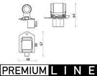 MAHLE ABR156000P Widerstand, Innenraumgebläse