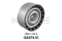 SNR GA37431 Spannrolle, Keilrippenriemen