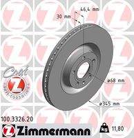 ZIMMERMANN 100332620 Bremsscheibe