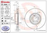 BREMBO 09D98011 Bremsscheibe