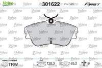VALEO 301622 Bremsbelagsatz, Scheibenbremse