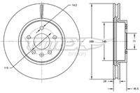 TOMEX Brakes TX7253 Bremsscheibe