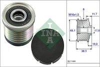 Schaeffler INA 535003010 Generatorfreilauf