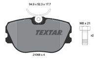 TEXTAR 2106804 Bremsbelagsatz, Scheibenbremse