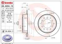 BREMBO 09A33411 Bremsscheibe