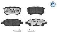 MEYLE 0252401416/PD Bremsbelagsatz, Scheibenbremse