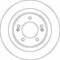 TRW DF6599 Bremsscheibe