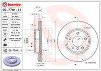 BREMBO 09770111 Bremsscheibe