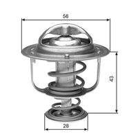 GATES TH31388G1 Thermostat, Kühlmittel