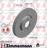 ZIMMERMANN 600324920 Bremsscheibe