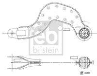 FEBI BILSTEIN 185909 Lenker, Radaufhängung