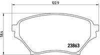 BREMBO P49029 Bremsbelagsatz, Scheibenbremse