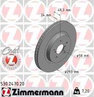 ZIMMERMANN 530247020 Bremsscheibe