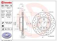 BREMBO 0977011X Bremsscheibe